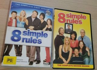 8 Simple Rules The Complete First And Second Seasons Dvd Rare