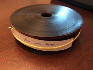 Star Wars 35mm Film Trailer - Flat - 1977 - Foreign Release Rare