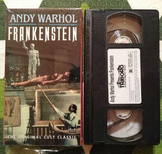 Andy Warhol Presents Frankenstein Vhs The Cult Classic Horror Rare