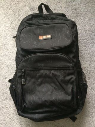 Rare Vintage Fido Dido 80s 90s Black Backpack Multi Pockets Euc