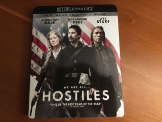 Hostiles (4k Ultra Hd/blu - Ray,  2018,  Includes Rare Slipcover)