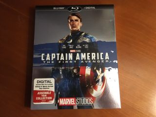 Captain America: The First Avenger (blu - Ray Disc,  2017,  Includes Rare Slipcover)