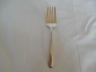 Wm Rogers I/s Exquisite Silver Flatware 1pc Meat Fork 1940