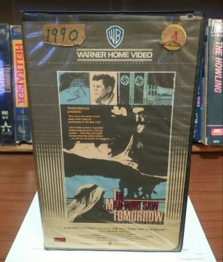 The Man Who Saw Tomorrow Vhs 1981 Very Rare Warner Home Video