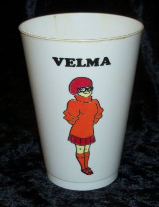 Rare Vintage Scooby Doo Velma 7 - 11 Slurpee Cup Hanna Barbera Cartoon Tv Show