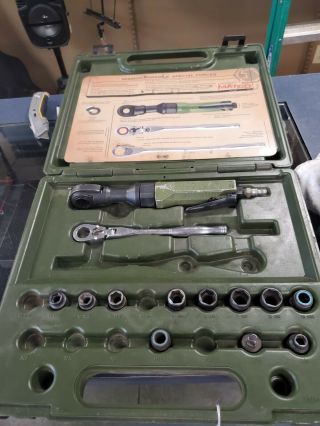 Matco Tools Special Forces Impact Set Air & Flex Ratchet Socket Set (rare)