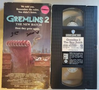 Rare Gremlins 2 The Batch Vhs 1990 Horror Cult Film Movie Classic - Creatures