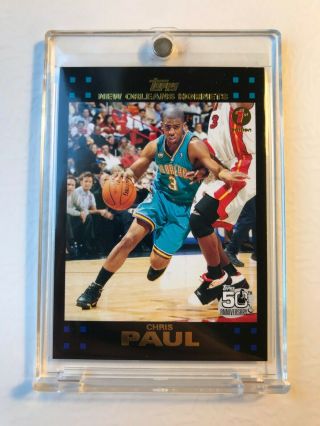 2007 - 08 Topps Chris Paul 1st Edition Gold /119 Rare Parallel