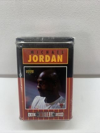 1996 Upper Deck Michael Jordan All Metal 4 Card Set Factory Very Rare
