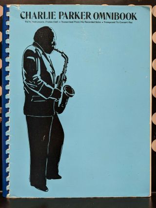 Rare 1978: Charlie Parker Omnibook Transcriptions C Instruments (treble Clef)