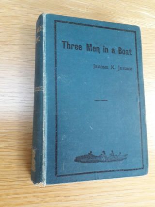 Antique Book Three Men In A Boat J K Jerome 1889 Illustrated A Frederics 1st Ed