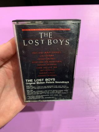 Rare Vintage 80s The Lost Boys Soundtrack Cassette Tape 1987 Horror