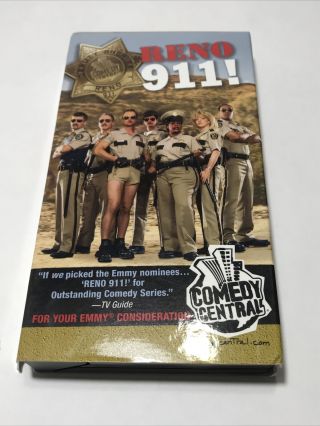 Very Rare Reno 911 Comedy Central Emmy Promo Vhs Tape For Your Consideration