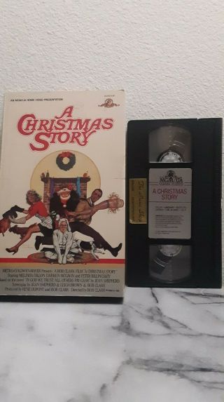 A Christmas Story (vhs) Rare Mgm Big Box