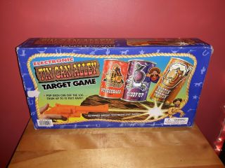 Vintage Tin Can Alley Electronic Target Shooting Game Rare