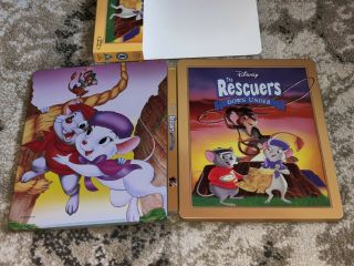 The Rescuers Down Under Blu - ray Steelbook Disney - Region Rare 3