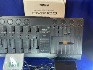 Yamaha Cmx100 4 - Track Cassette Recorder (rare Jp Ver.  Of Mt100) /w Power Supply