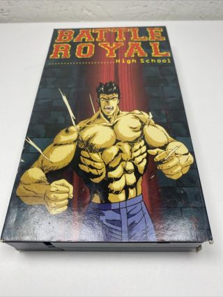 Battle Royal High School Vhs Anime Rare Oop