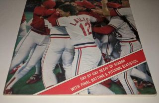 RARE Vintage 1987 MLB St.  Louis CARDINALS Post Season Media Guide Book 3