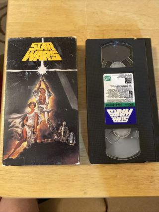 Rare Star Wars - Vhs 1977 Cbs Fox Video - 1130 Edit