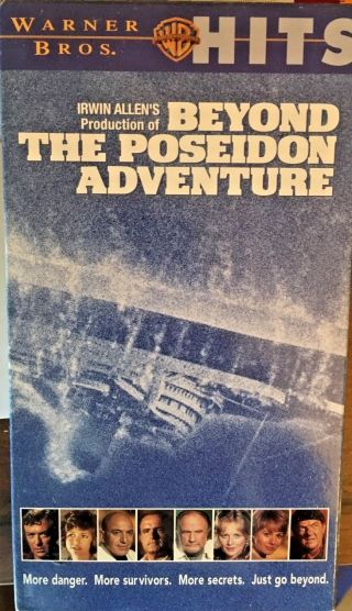 Beyond The Poseidon Adventure (vhs) Rare 1979 Camp Sequel Stars Sally Field