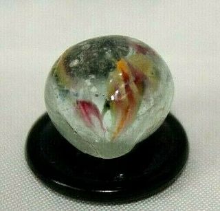 Marbles: Rare 9/16 " German Handmade Lausha Dug Mistake " Fountain "