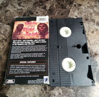 Tombs Of The Blind Dead (VHS,  1997) RARE Treasures Collector’s Edition Horror 3