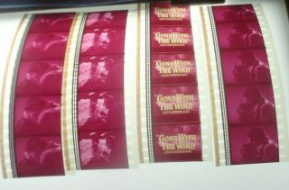 Gone With The Wind 4 Rare Film Cells Strips