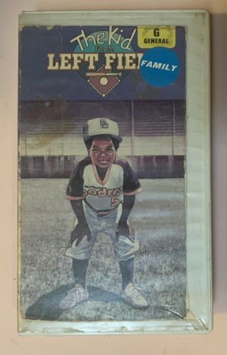 The Kid From Left Field - Rare Vhs - Gary Coleman,  Ed Mcmahon Cut Box Vestron