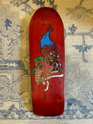 Og 1991 - Not A Reissue - Deal Danny Sargent Skateboard - Very Rare In Red