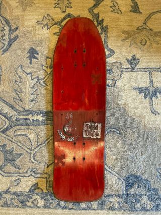 OG 1991 - NOT A REISSUE - DEAL DANNY SARGENT SKATEBOARD - VERY RARE IN RED 3