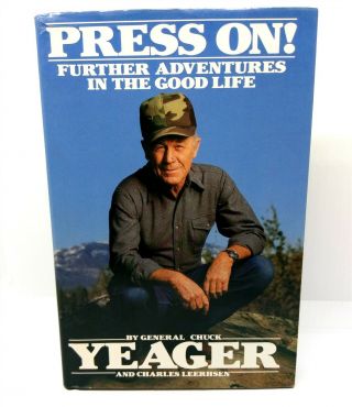RARE Signed CHUCK YEAGER 