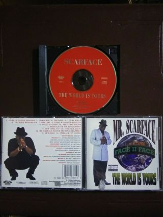 Scarface The World Is Yours Og 1993 Rare Cd Geto Boys G Funk