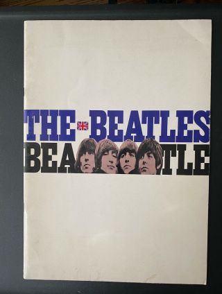 The Beatles 1966 Japan Tour Program Exc - Rare &