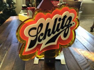 Rare 1971 Schlitz Lighted Cash Register Topper Beer Sign Bar Brewery Light