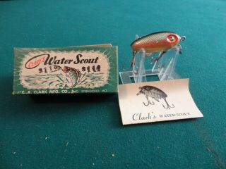Vintage Clark Water Scout Lure W/box