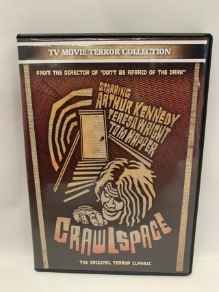 Crawlspace Rare Us Wild Eye Dvd Cult Tv Horror Movie 70s Television