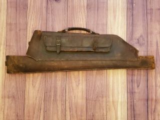 Antique Soft Leg O Mutton Leather Gun Case