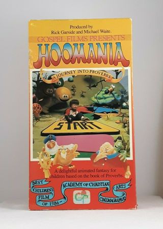 Hoomania - A Journey Into Proverbs Vhs Oop Video Christian Gospel Films Rare