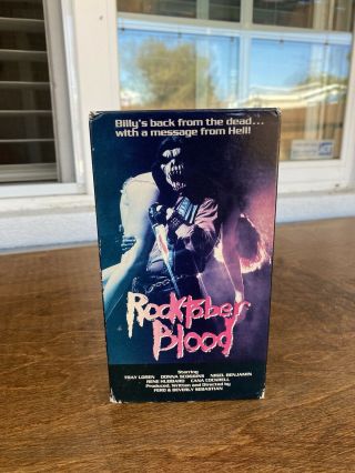 Rocktober Blood Rare Horror Vhs
