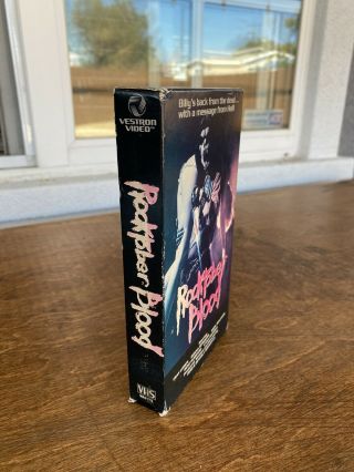 Rocktober Blood Rare Horror VHS 2