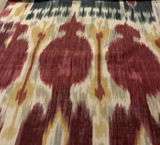 One Vintage Pottery Barn 24 X 24 Ikat Pillow Cover Gorgeous Rare Htf Flawless