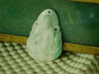 Green Jade Buddha Carving 2
