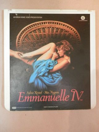 Emmanuelle Lv Ced Videodisc Rare