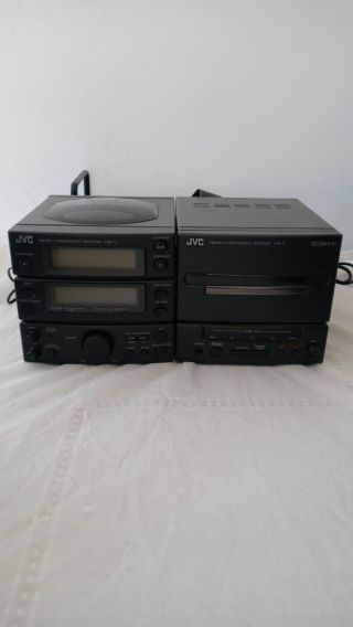 Rare JVC Micro Component Shelf System UX - 1 tape player cd radio 1991 3