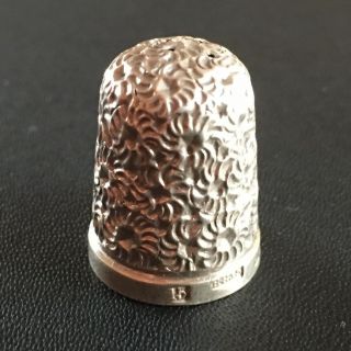 Sterling Silver Sewing Thimble (5) Henry Griffith & Sons Chester Hallmark 1893