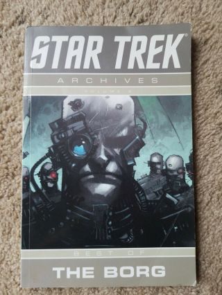Star Trek Archives Vol 2 Best Of The Borg Tpb Idw Sc Htf Rare