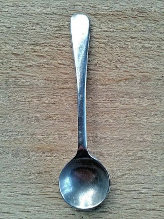 A Sterling Silver Salt Spoon By Hs,  Birmingham 1937