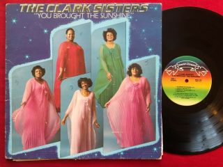 Clark Sisters You Brought The Sunshine Lp Rare Modern Soul Gospel Sog Filler