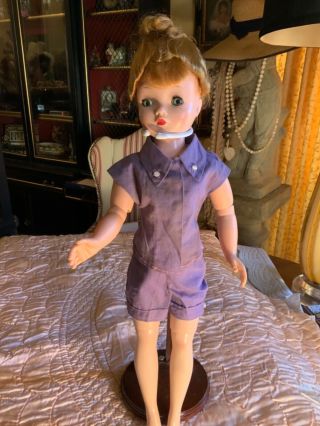 Vintage 1950’s Madame Alexander Doll Cissy Short Set Blouse & Shorts Purple